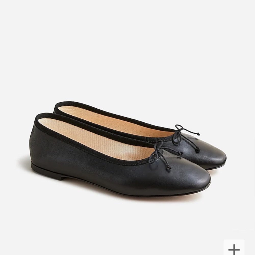 J Crew Leather Zoe Ballet Flats